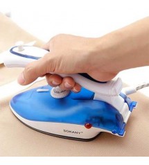 Sokany Travel Deluxe Foldable Steam and Dry Iron Light weight 1000watts